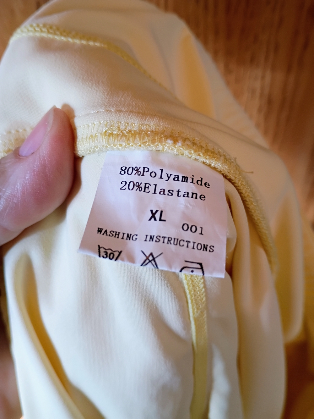 Light Yellow Tiered Mini Skirt - Picture 3 of 4